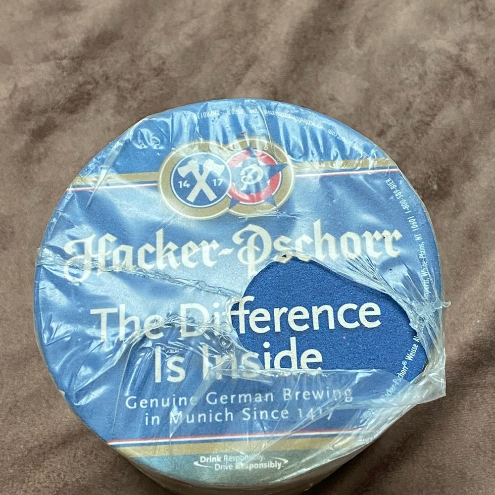 Bar Coasters, Hacker-Pschorr Vintage pack of 100 sealed.  New, Collectible
